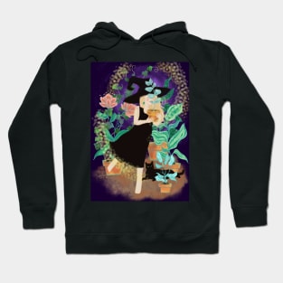 Witch with house plants Hoodie